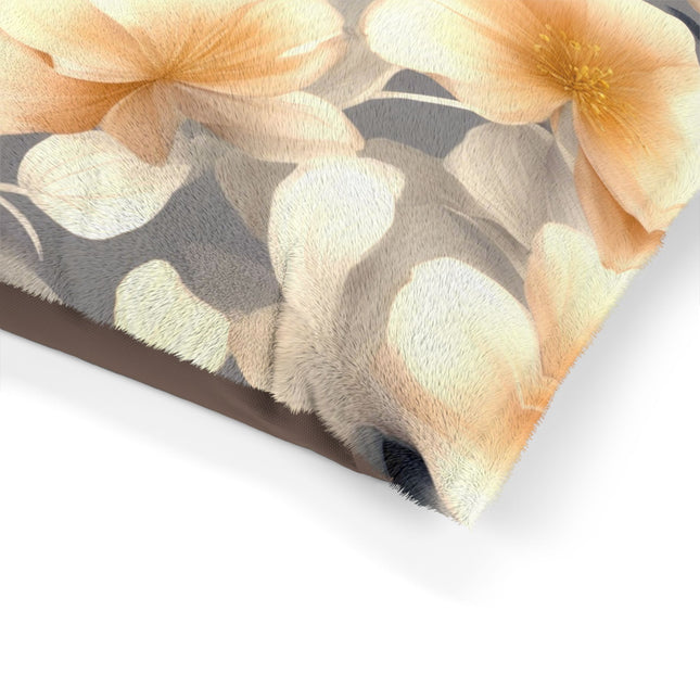 Soft Blossom Floral Bunch Pet Bed, 40" × 30"