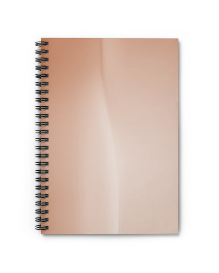 Soft Fade Wavey Spiral Notebook - Ruled Line, 6" x 8", 118 pages