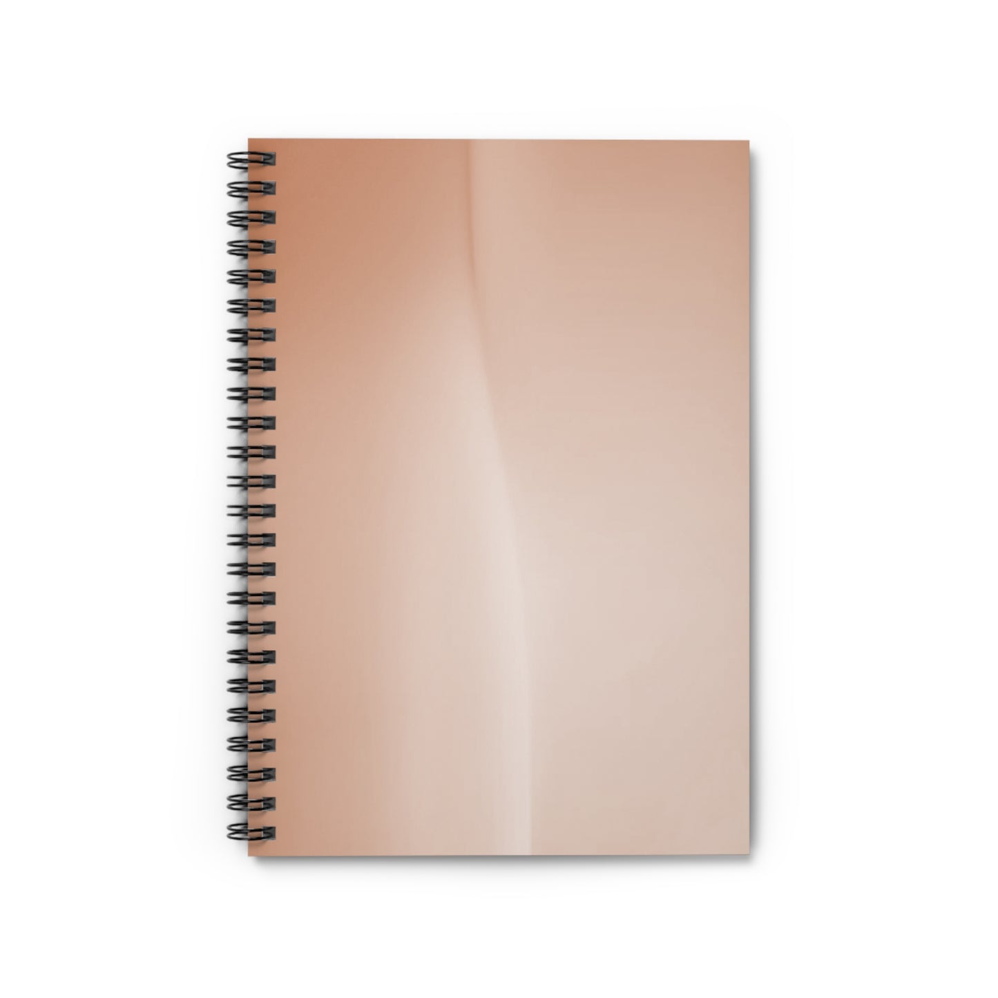 Soft Fade Wavey Spiral Notebook - Ruled Line, 6" x 8", 118 pages