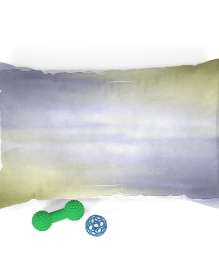 Lavender Sea Golden Fog 28" × 18" Pet Bed