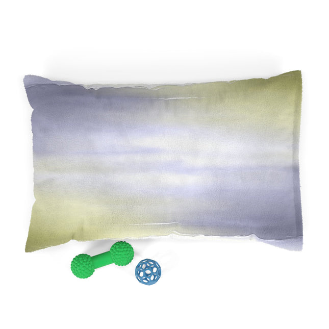 Lavender Sea Golden Fog 28" × 18" Pet Bed