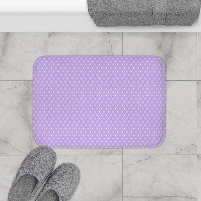Lavender Star-crossed Bodies 24" x 17" Bath Mat
