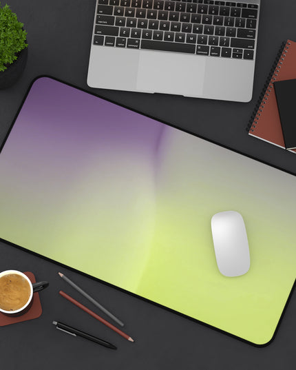 Purple Golden Fade 12" x 22" Desk Mat