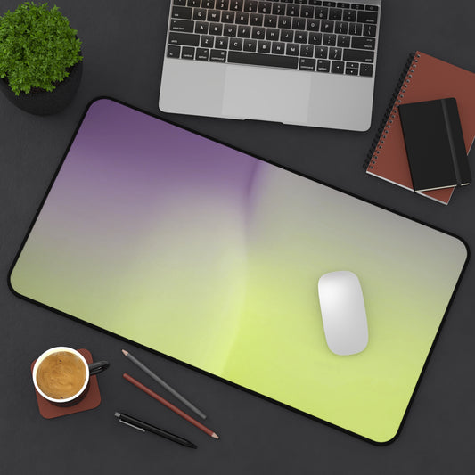 Purple Golden Fade 12" x 22" Desk Mat
