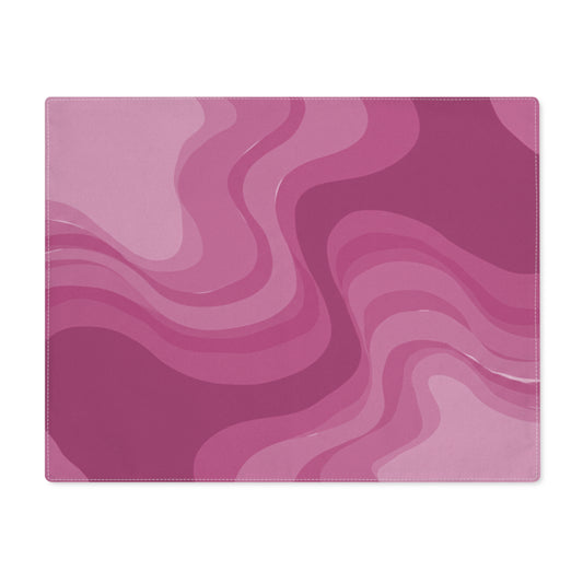 Pinky Mauve Wavey Placemat, 1 pc