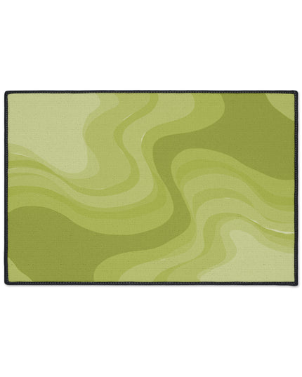 Lemon Wavey 18" x 27" Heavy Duty Floor Mat