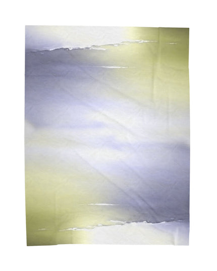 Lavender Sea Golden Fog Velveteen Plush Blanket, 60" x 80"