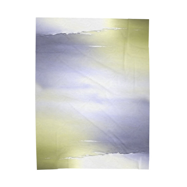 Lavender Sea Golden Fog Velveteen Plush Blanket, 60" x 80"