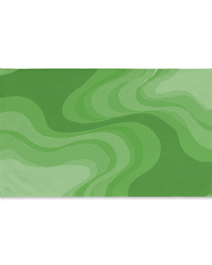 Greenie Meanie Wavey Hand Towel, 16" x 28"