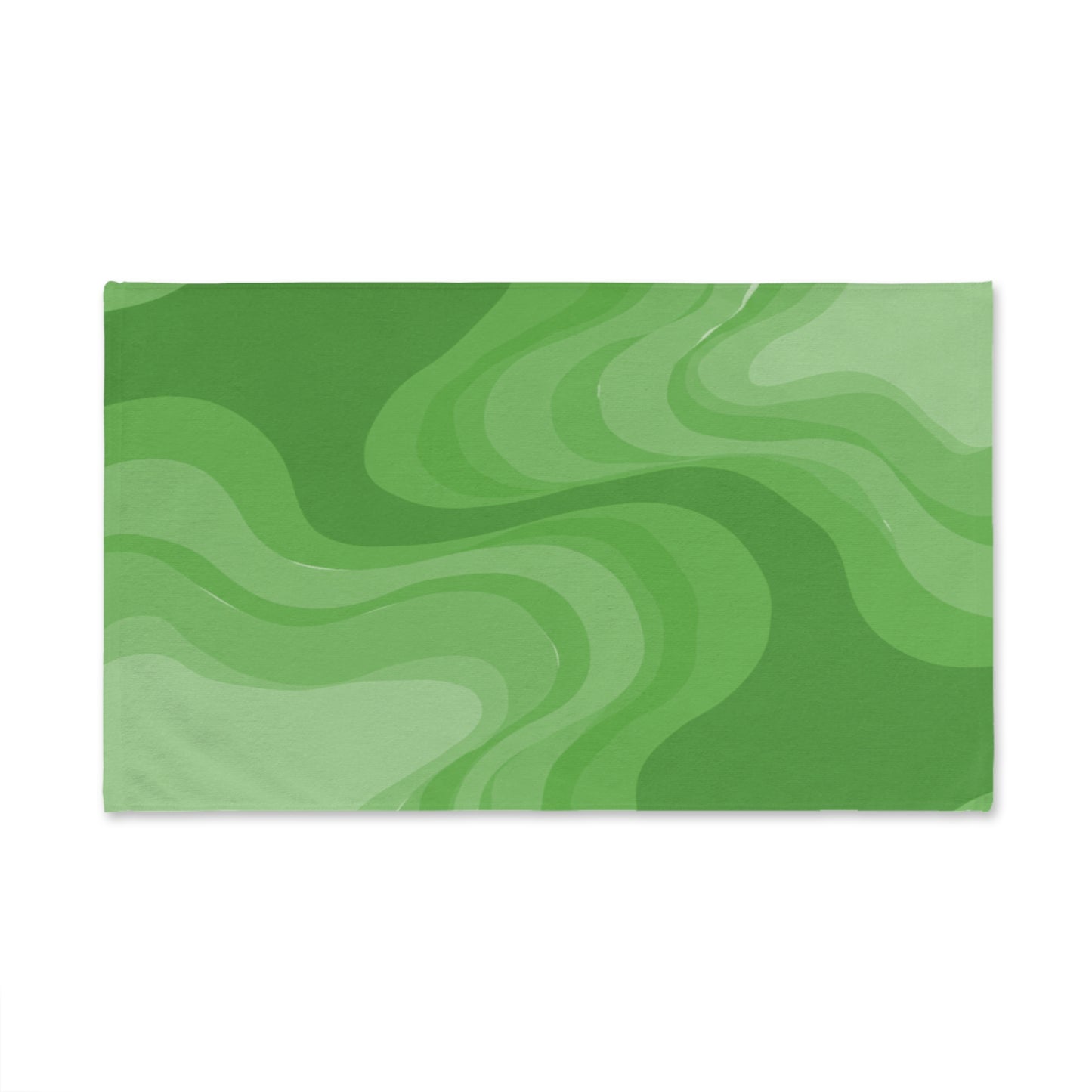 Greenie Meanie Wavey Hand Towel, 16" x 28"