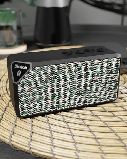 Mini Vintage Green Trees Jabba Bluetooth Speaker