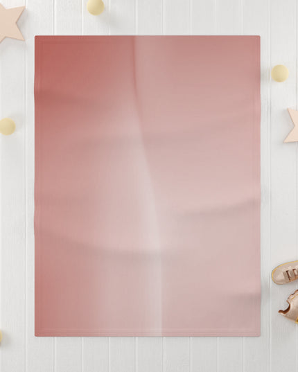 Rose Red Fade Soft Fleece Baby Blanket, 30" x 40"