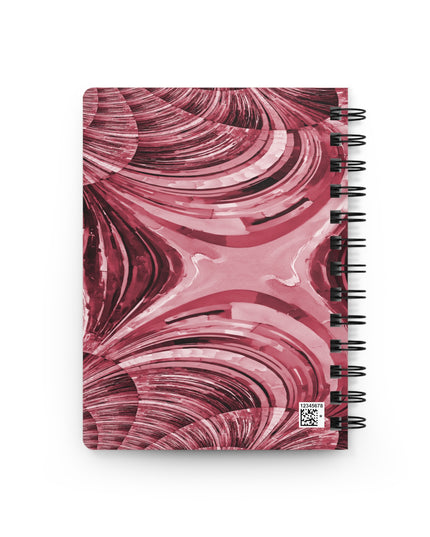 Uzi Spiral Ruby Bound Journal, 5" x 7" 150 pages