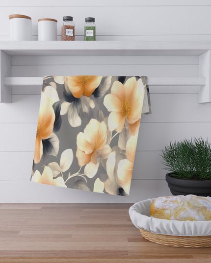 Soft Blossom Floral Bunch Tea Towels (cotton, poly), 18" x "30