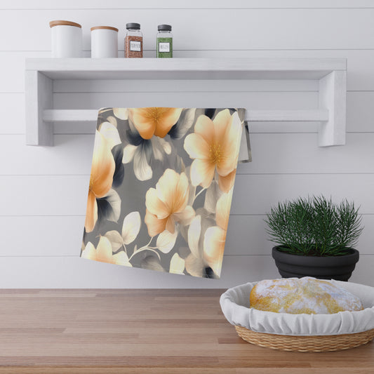 Soft Blossom Floral Bunch Tea Towels (cotton, poly), 18" x "30
