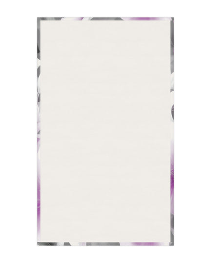 Purple Blossom Floral Bunch Tea Towels (cotton, poly), 18" x "30