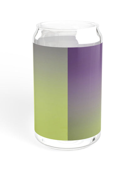 Purple Golden Fade Sipper Glass, 16oz