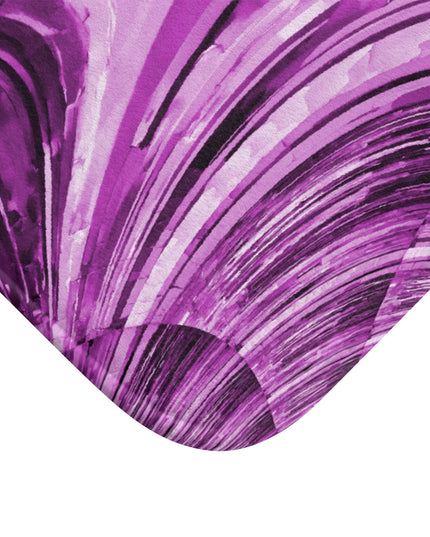 Uzi Spiral Powder Lavender 34" x 21" Bath Mat