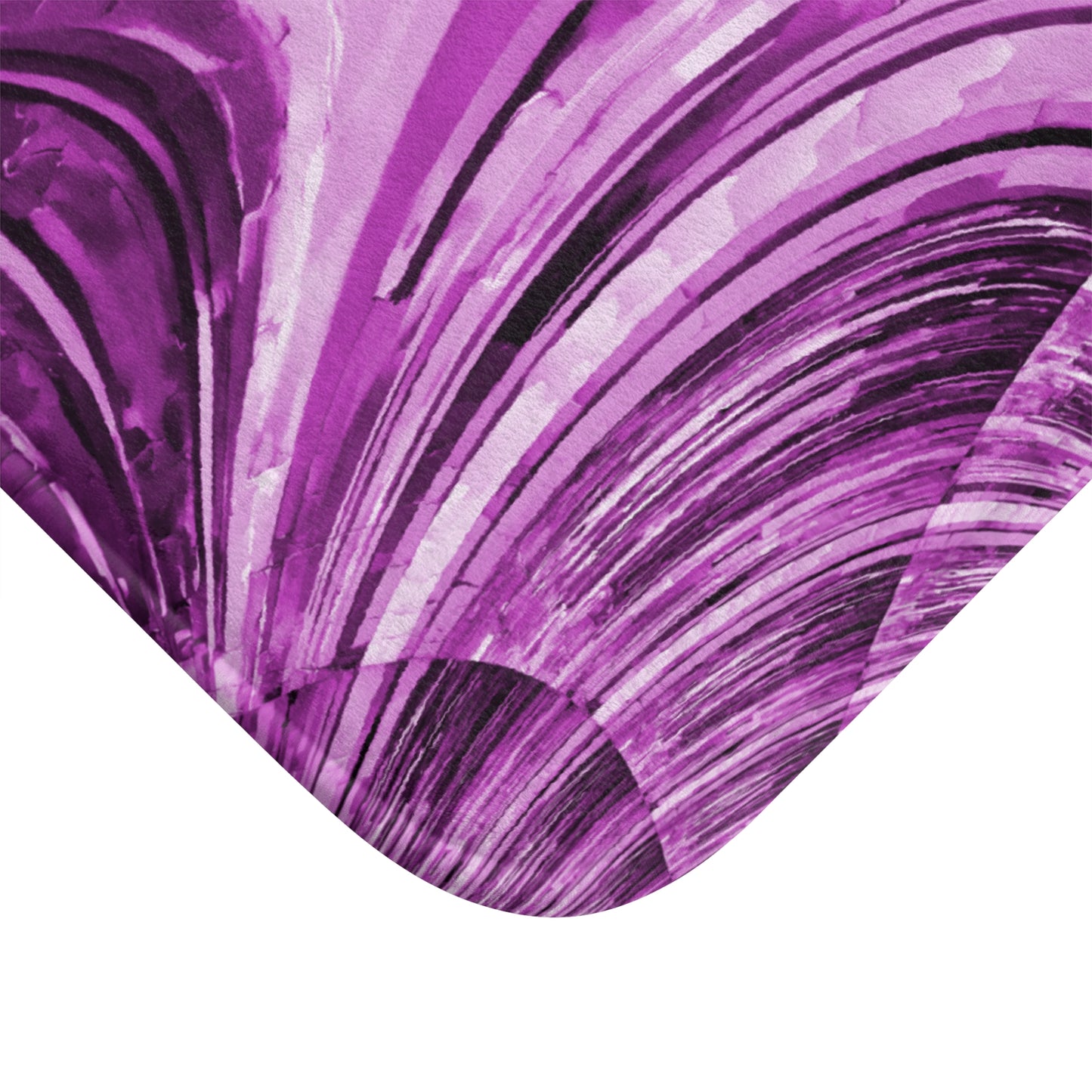 Uzi Spiral Powder Lavender 34" x 21" Bath Mat