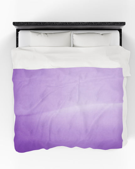 Soft Lavender Fade Velveteen Plush Blanket, 60" x 80"