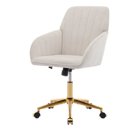 Adjustable Ergonomic Office Chair, Swivel, Backrest, Comfortable, Black, Fabric