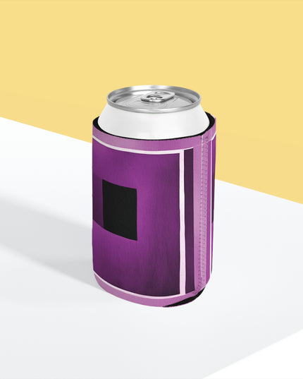 Magenta Shadow 12 oz Can Cooler Sleeve