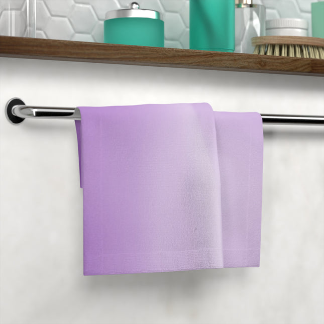 Soft Lavender Fade Face Towel, 13" x 13"