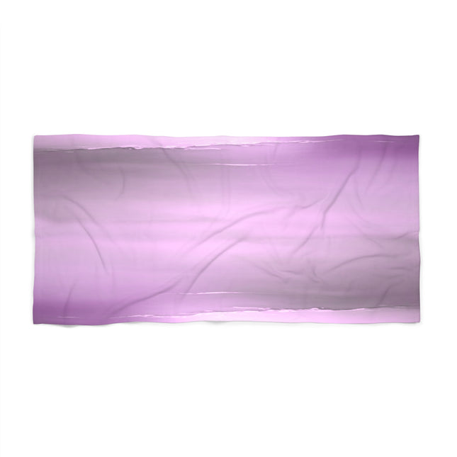Dark Pink Sea Amethyst Fog Beach Towel, 30" x 60"