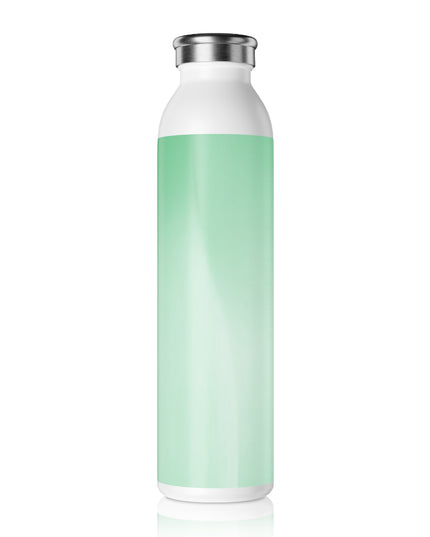 Mint Fade Slim Water Bottle, 20 oz White