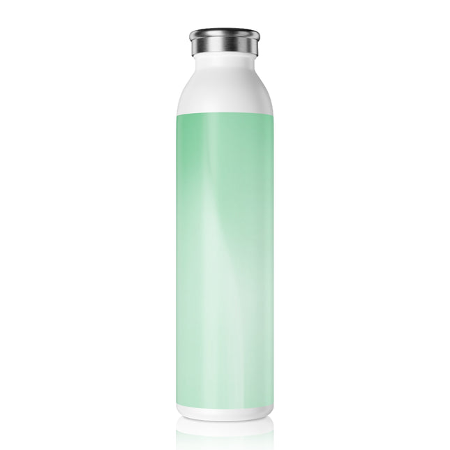 Mint Fade Slim Water Bottle, 20 oz White