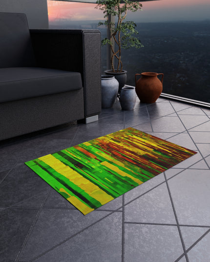 Striped Beta Outdoor Rug, 24" x 36"