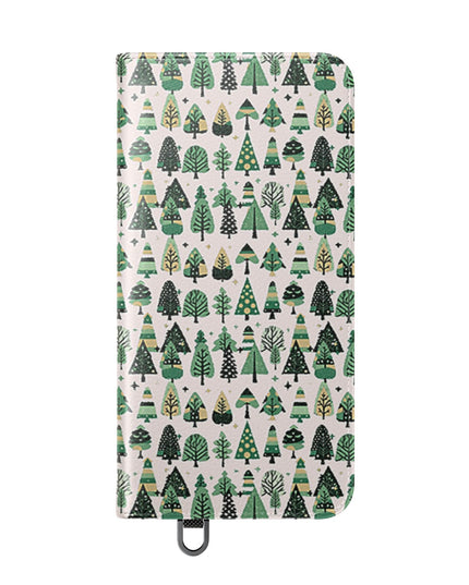 Mini Vintage Green Trees Flip Cases, Samsung Galaxy S25 Plus