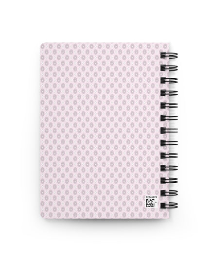 Pink Mornings Star-crossed Bodies Spiral Bound Journal, 5" x 7" 150 pages