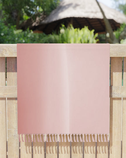 Rose Red Fade 38" × 81" Boho Beach Cloth