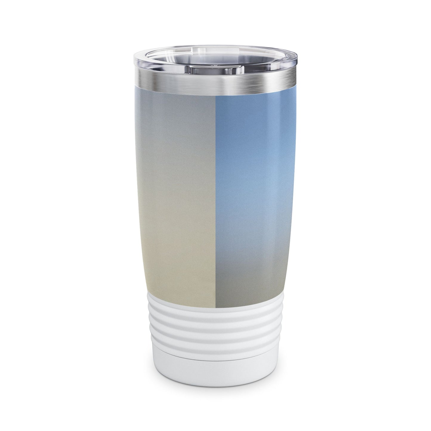 Cobalt Fade Ringneck Tumbler, 20oz in white, steel and black