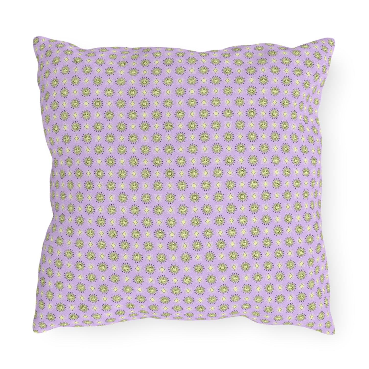 Magenta Star-crossed Bodies 16" x 16" Outdoor Pillow