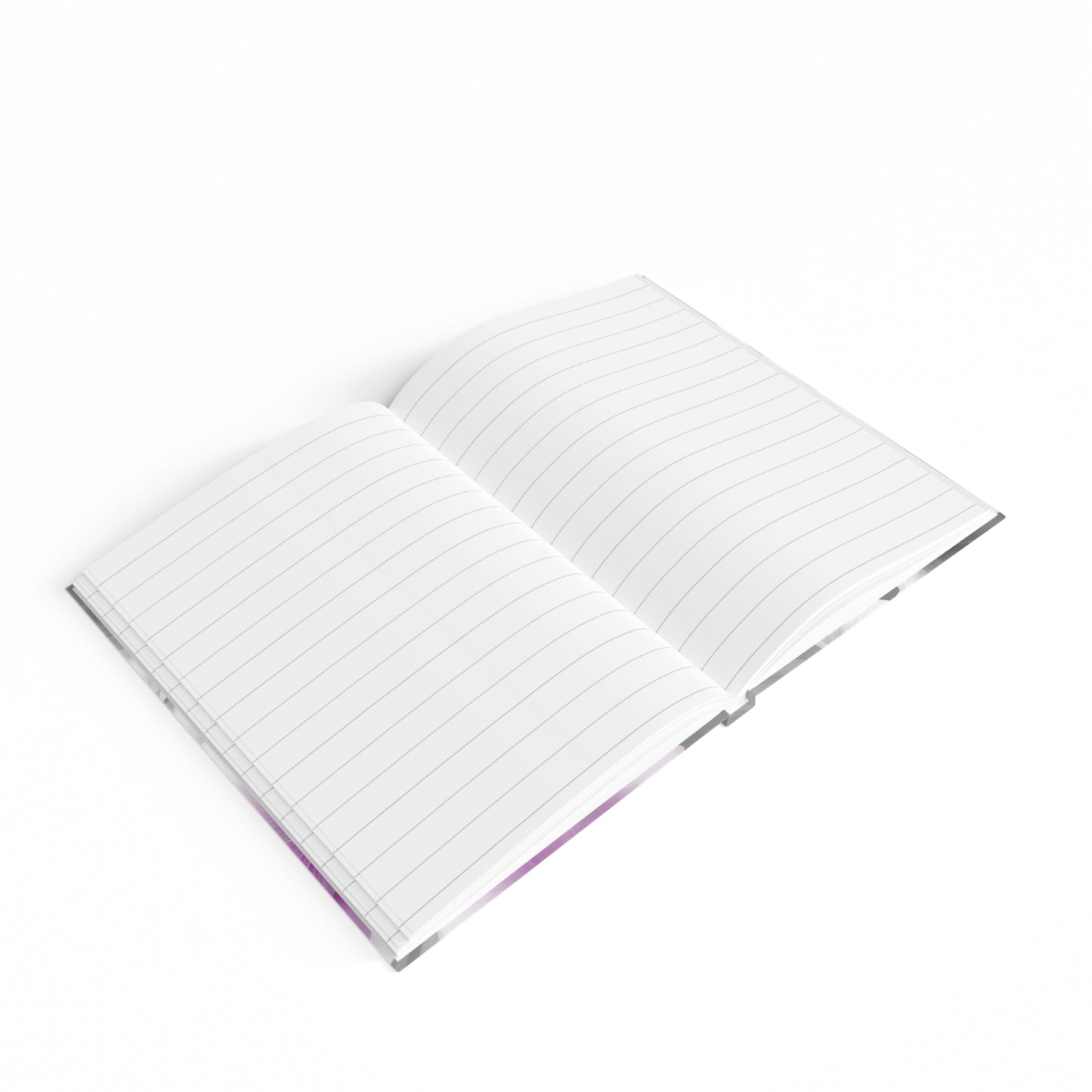 Purple Blossom Floral Bunch Journal - 128 Ruled Line pages, 5" x 7"
