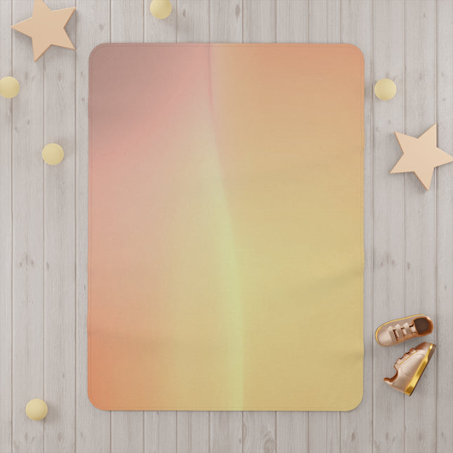 Hot Peach Fade Toddler Blanket, 30" x 40"