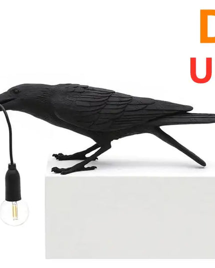 Resin Bird Wall Lamp Decoration