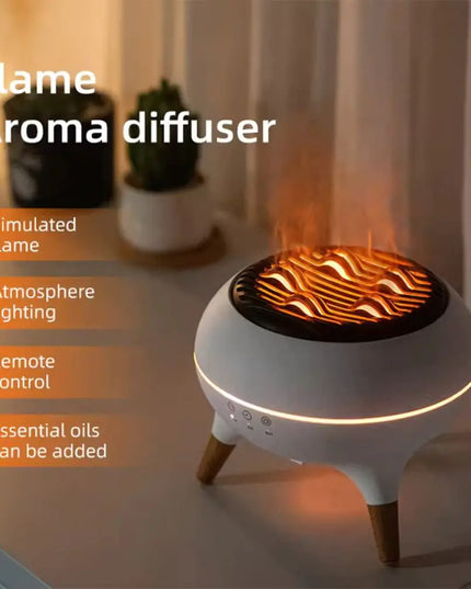 Flame Effect LED Aromatherapy Diffuser