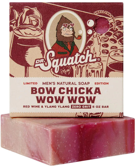 Dr. Squatch All Natural Bar Soap for Men Limited Edition Bow Chicka Wow Wow