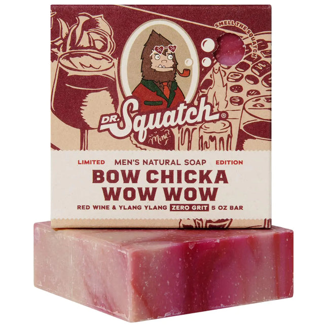 Dr. Squatch All Natural Bar Soap for Men Limited Edition Bow Chicka Wow Wow