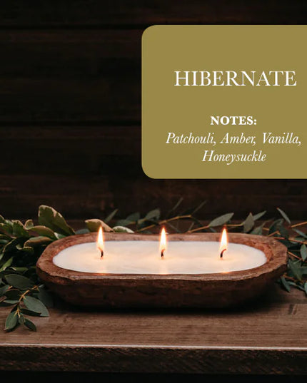 3-Wick Dough Bowl Soy Candle - Hibernate