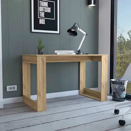 Desk Albion, Light Oak, Spacious Worksurface