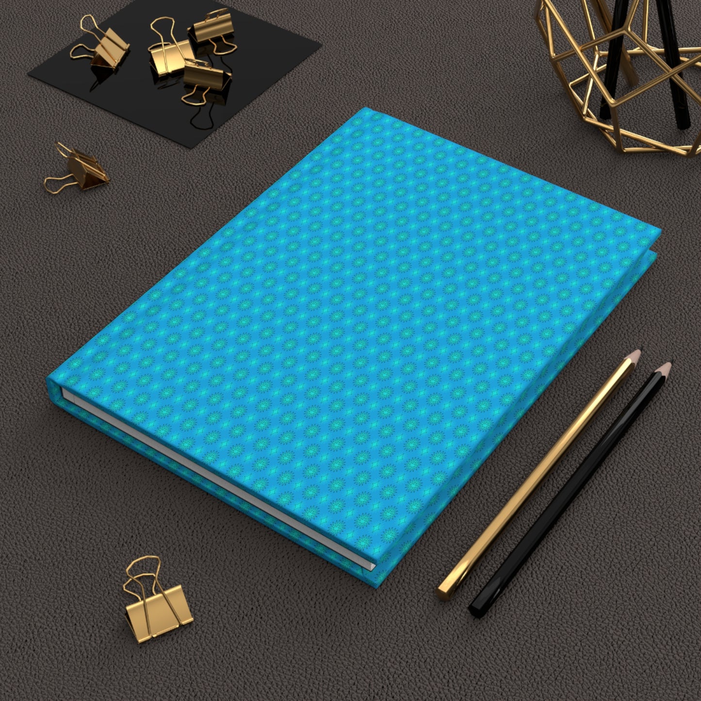 Light Blue Star-crossed Bodies Hardcover Journal Matte with 150 lined pages, 5.75" x 8"