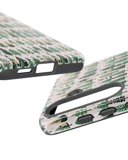 Mini Vintage Green Trees Samsung Galaxy S25 Plus Tough Cases