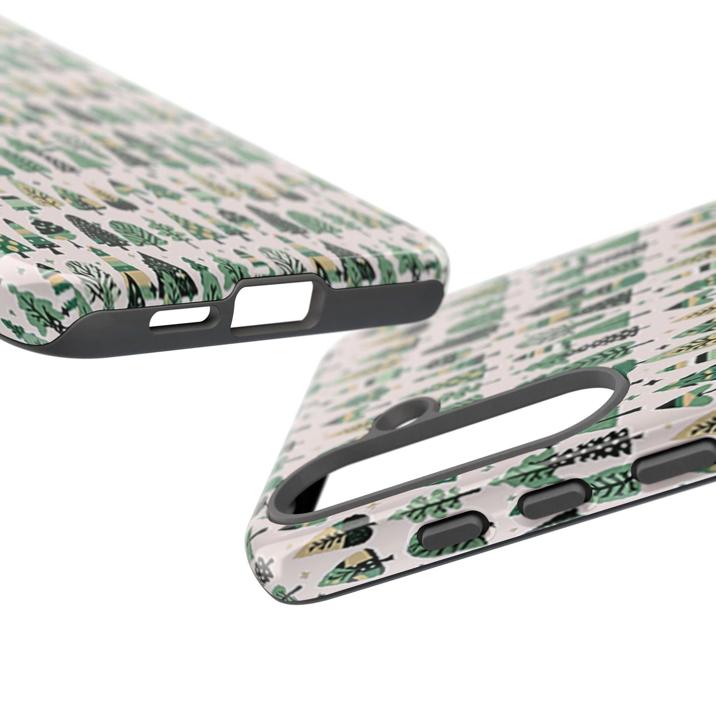 Mini Vintage Green Trees Samsung Galaxy S25 Plus Tough Cases
