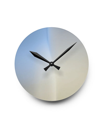 Cobalt Fade Acrylic Round Wall Clock, 8" x 8"
