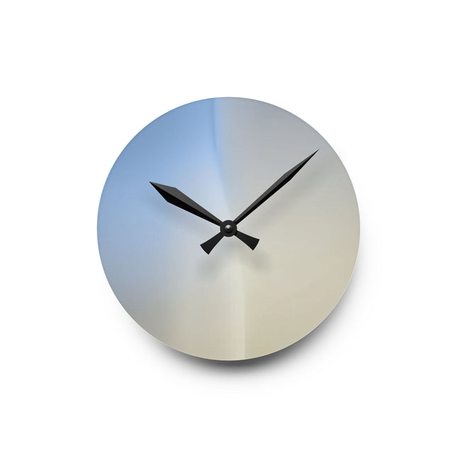 Cobalt Fade Acrylic Round Wall Clock, 8" x 8"