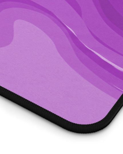 Wavey Purple Wavey 12" x 22" Desk Mat